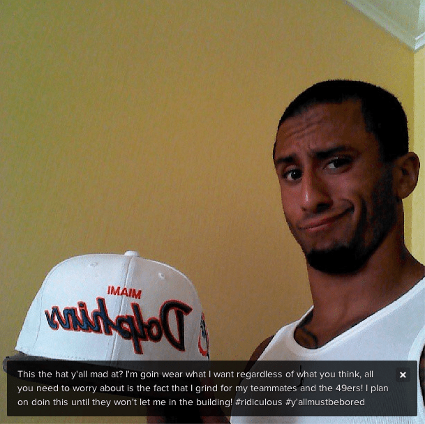 {Source: Kaepernick7 Instagram}